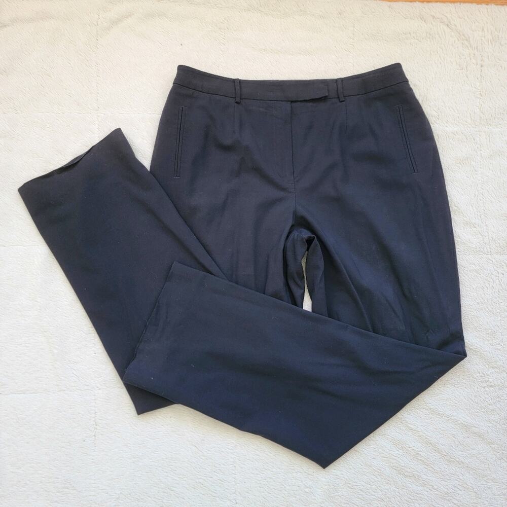 Carlisle Midrise Wool Bootcut Leg Dress Pants